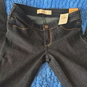 NWT 0S Hollister Women's Dark Blue Skinny Jean Legging